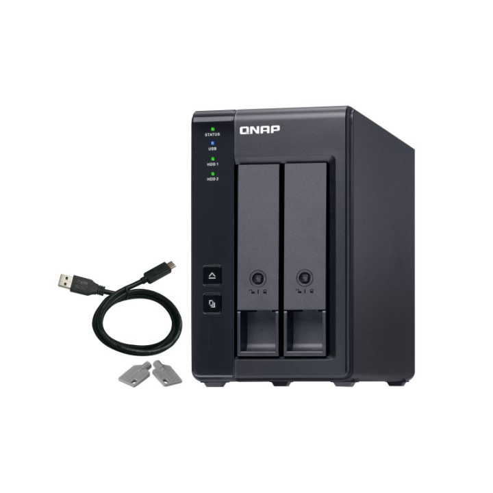 QNAP DAS 2 BAIE 3.5  SATA 1 X USB 3.0 TYPE-C
